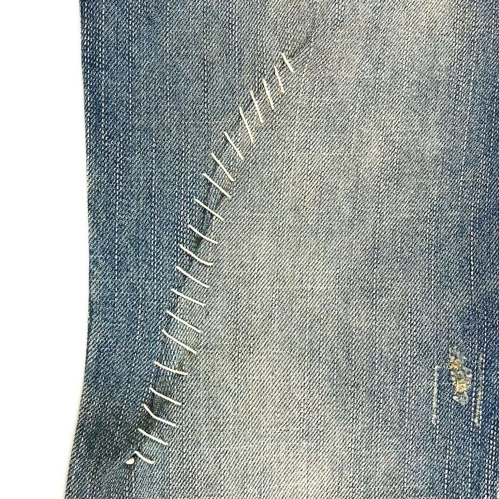 Thumbnail: PPFM distressed medusa denim