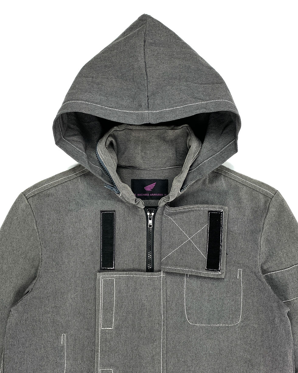 Thumbnail: Shinichiro Arakawa x Honda contrast stitch cotton-canvas jacket