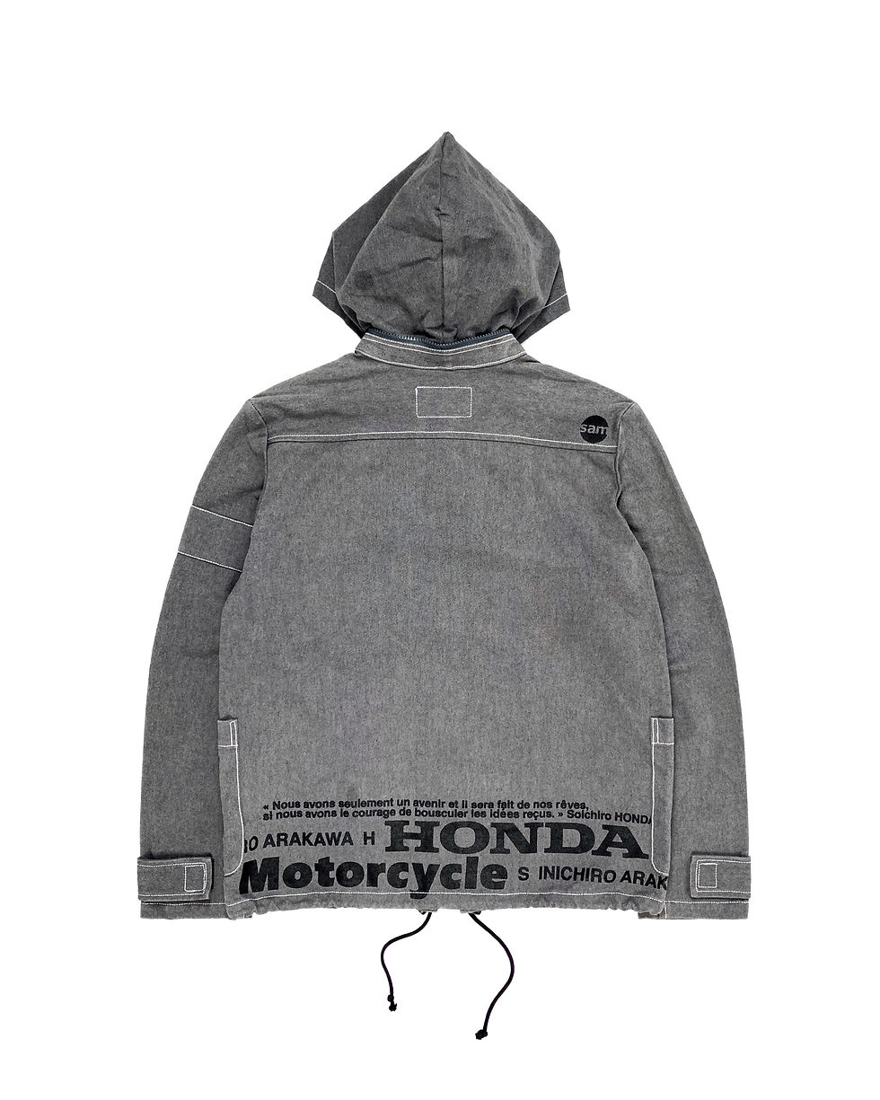 Shinichiro Arakawa x Honda contrast stitch cotton-canvas jacket 