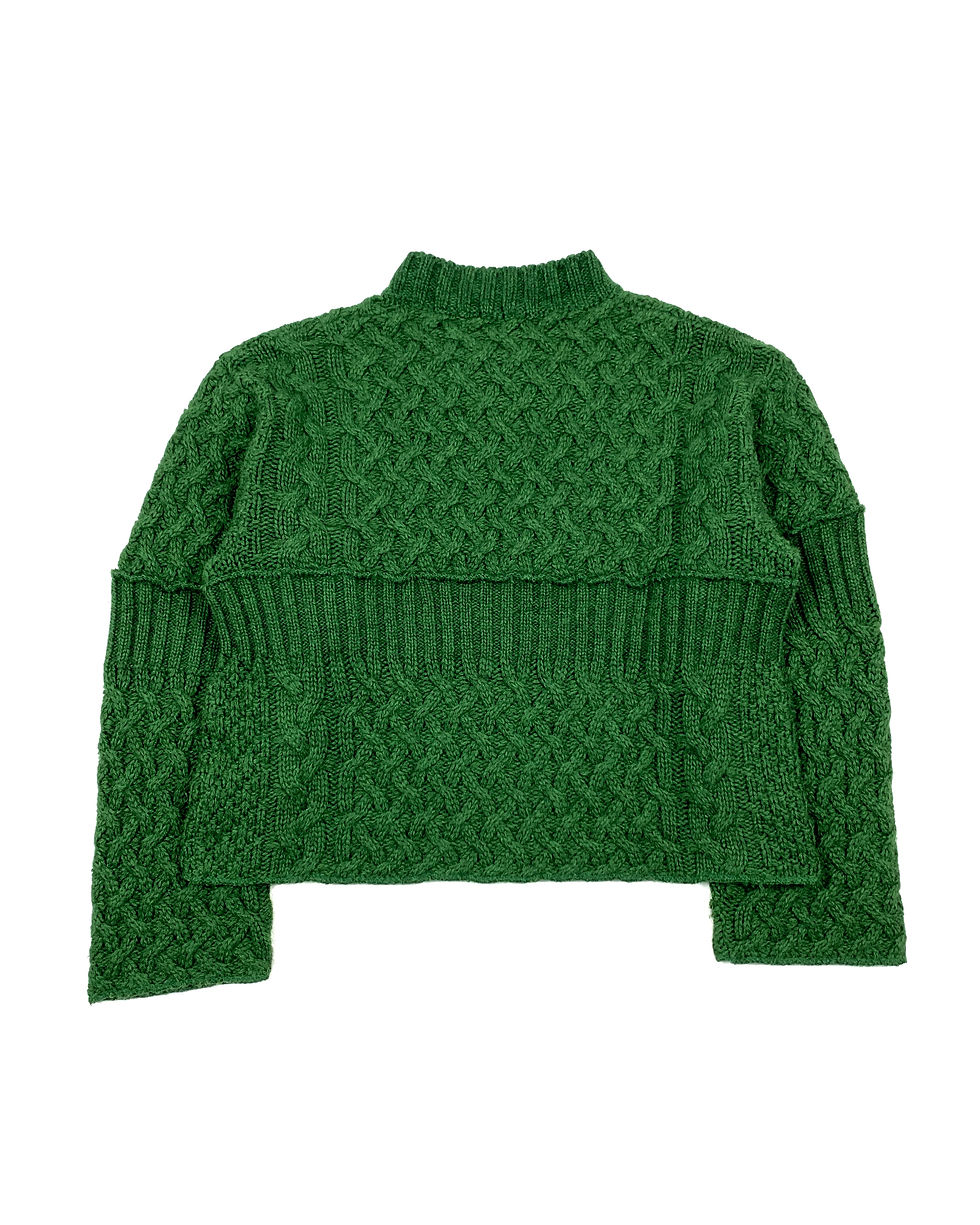 Thumbnail: Dolce & Gabbana AW95 asymmetrically reconstructed knit sweater