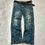 Thumbnail: NICOLE CLUB FOR MEN TRIBAL PRINT JEANS