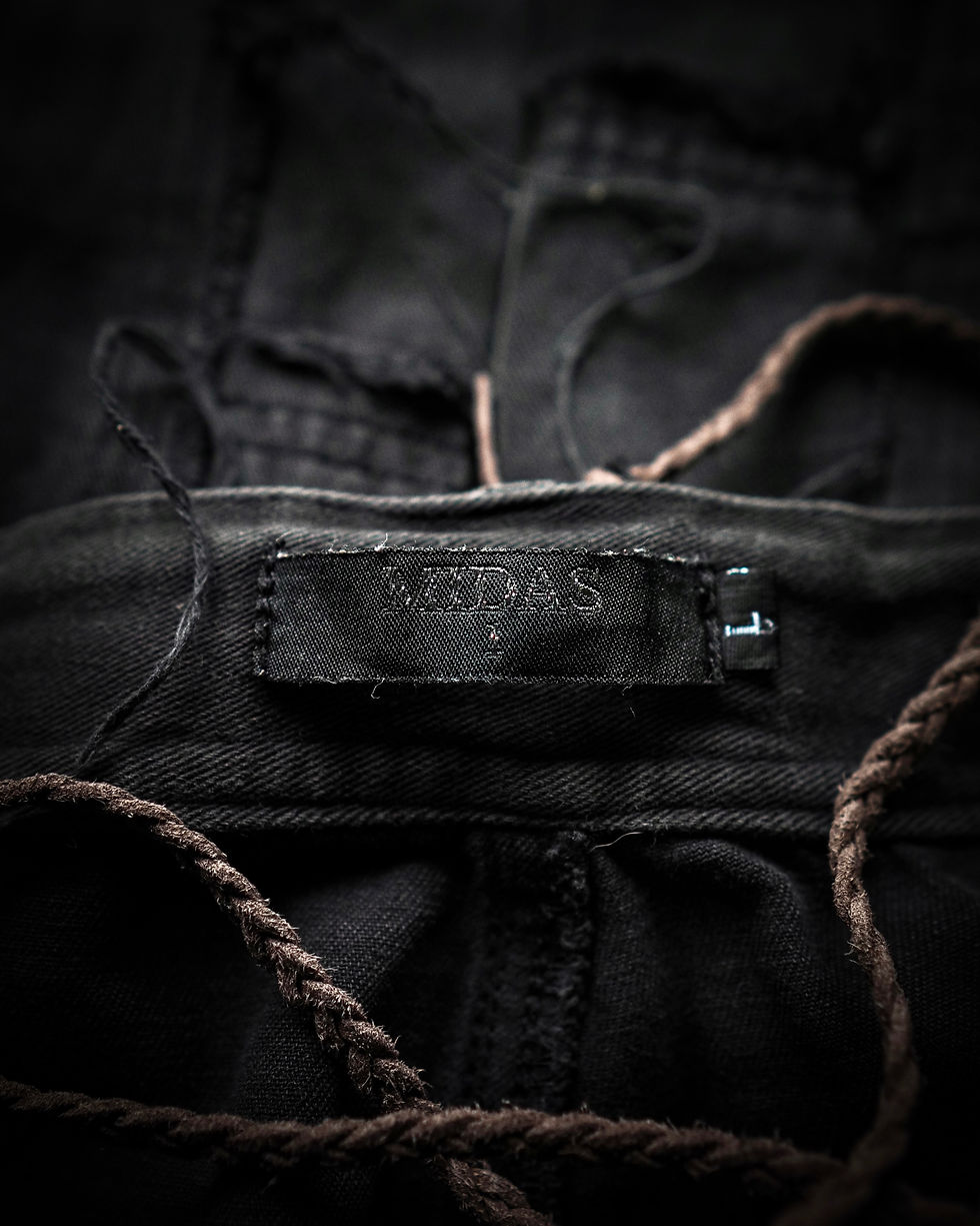 Thumbnail: MIDAS STUDDED DISTRESSED CARGO PANTS