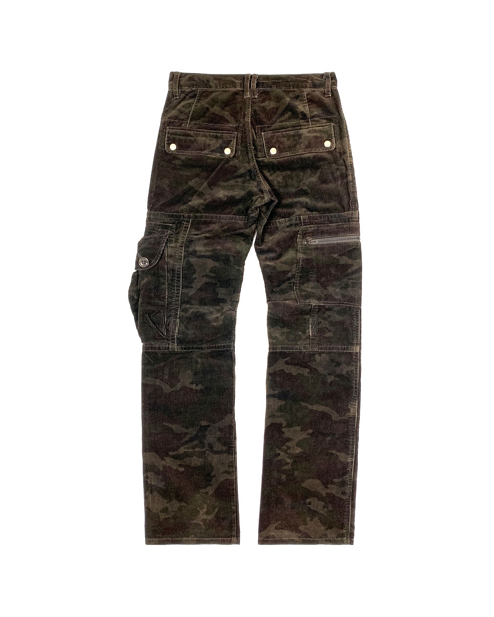 Thumbnail: Halb corduroy camo cargo pants