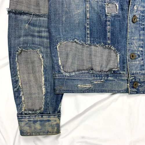 DOLCE & GABBANA AW04 RECONSTRUCTED DENIM JACKET | Barhaine