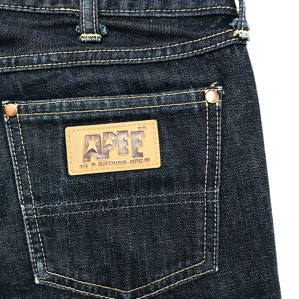 Thumbnail: Aape crotch print jeans