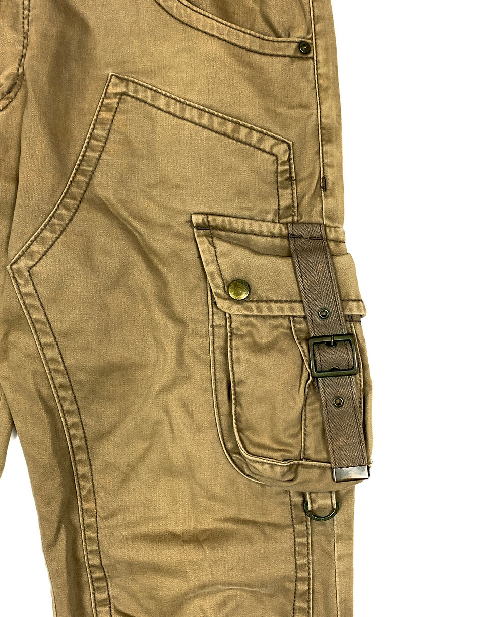 Thumbnail: Tete Homme buckle pocket cargo pants