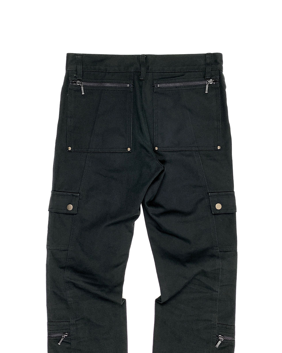 Thumbnail: 5351 Pour Les Hommes waxed cotton cargo pants