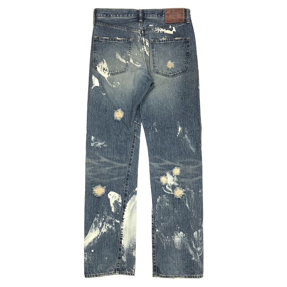 Thumbnail: Shinichiro Arakawa distressed painter jeans
