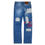 Thumbnail: DOLCE & GABBANA AW04 DISTRESSED PATCHWORK RISING SUN JEANS