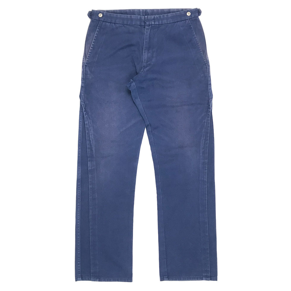 CDG Homme Plus AW01 curved seam pants