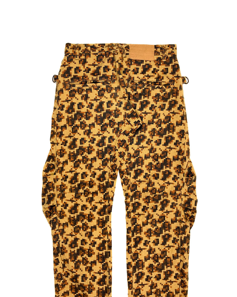 Beauty:Beast SS98 digital leopard print pants | Barhaine Archive