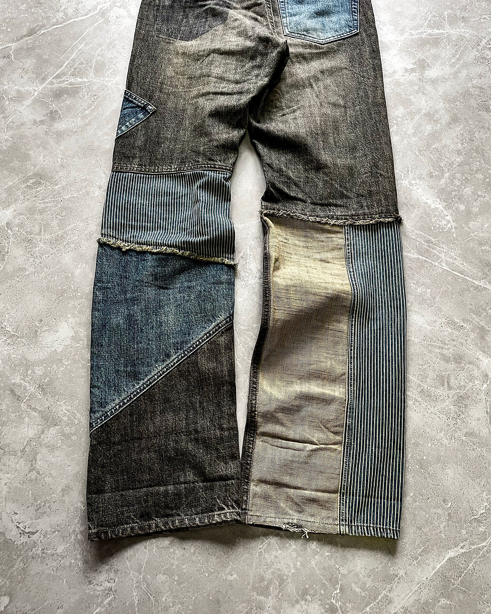 Thumbnail: PPFM 2005 RECONSTRUCTED PATCHWORK JEANS