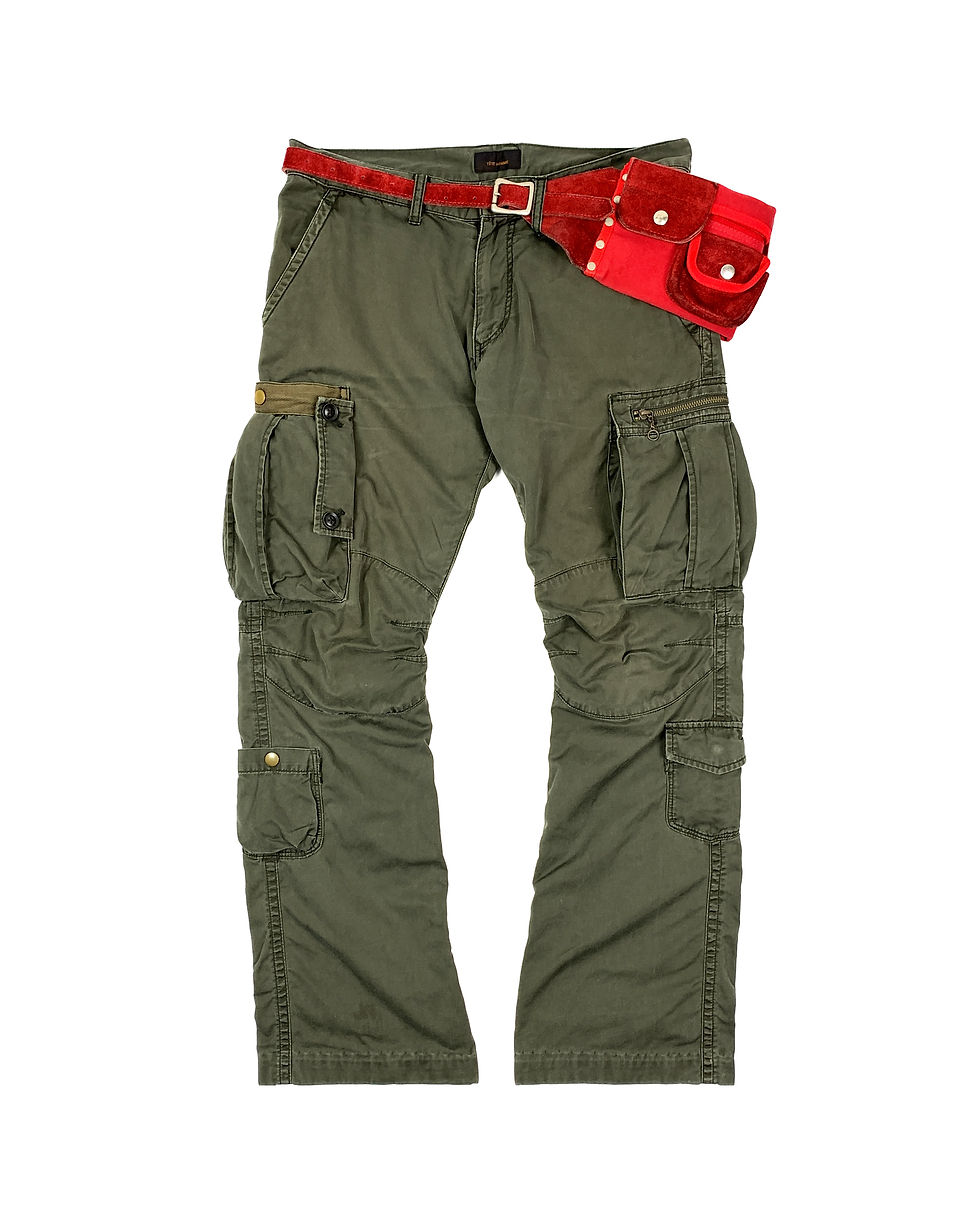 Tete Homme flared cargo pants
