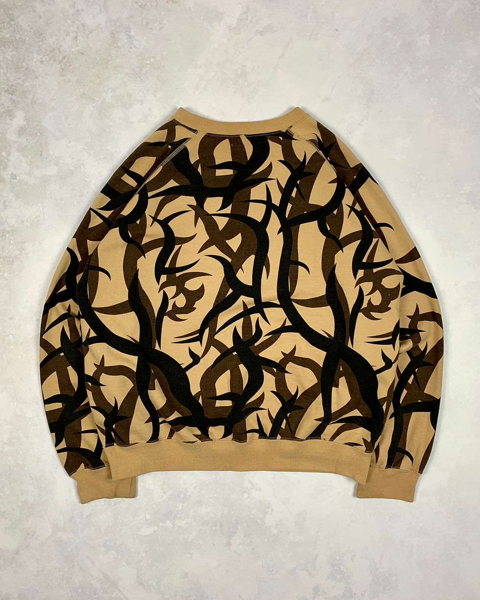 Thumbnail: BAPE TRIBAL-CAMO RAGLAN CREWNECK
