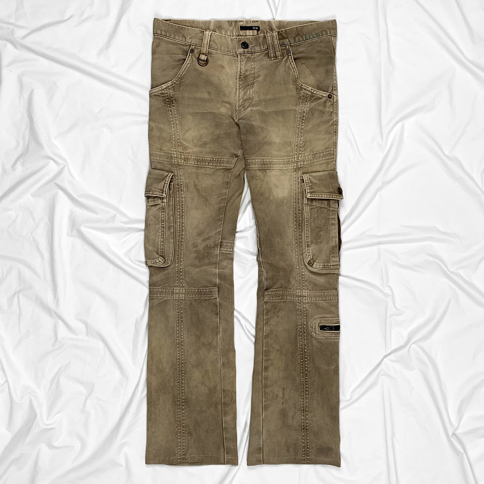 Halb panelled cargo pants