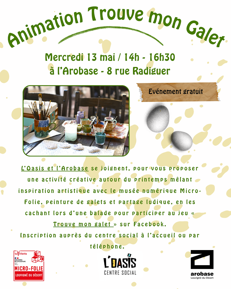 Animation Trouve mon Galet