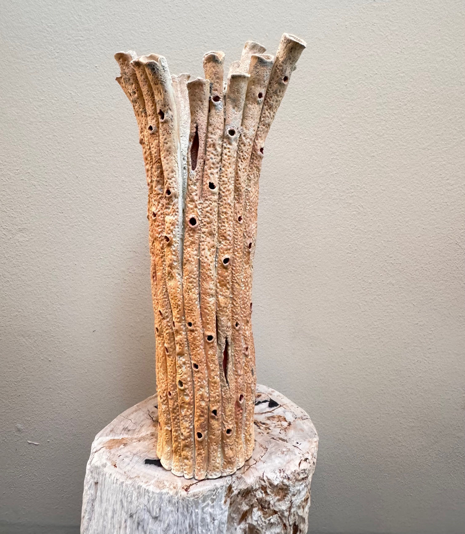 Tubipora Musica Ceramic Sculptural Vase