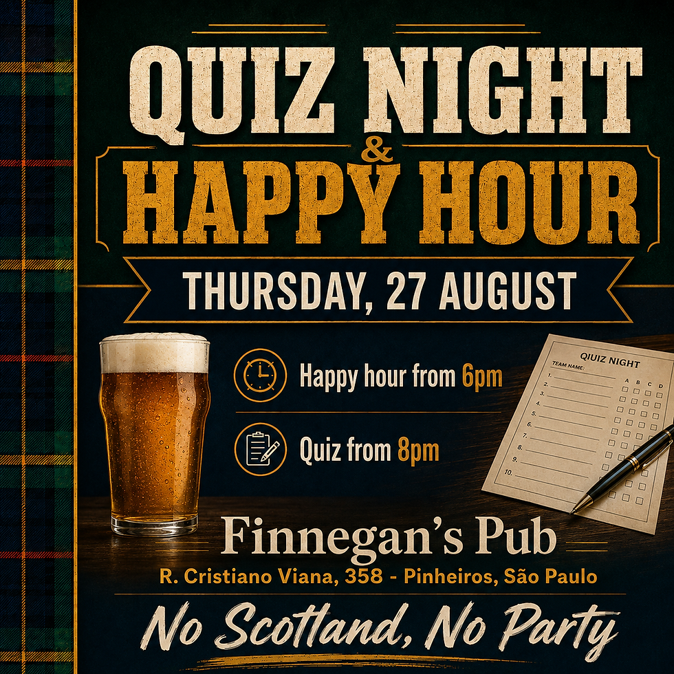 St Andrew Society Happy Hour and Quiz