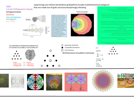 infinite tetrahedron grid superstring