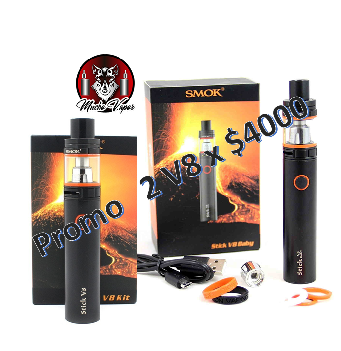 2  SMOK STICK V8 (color negro)