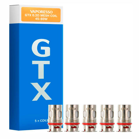 Miniatura: Resistencia VAPORESSO - GTX MESH Coil 0.8 / 0.6 /0.4 /0.2 ohm X UNIDAD