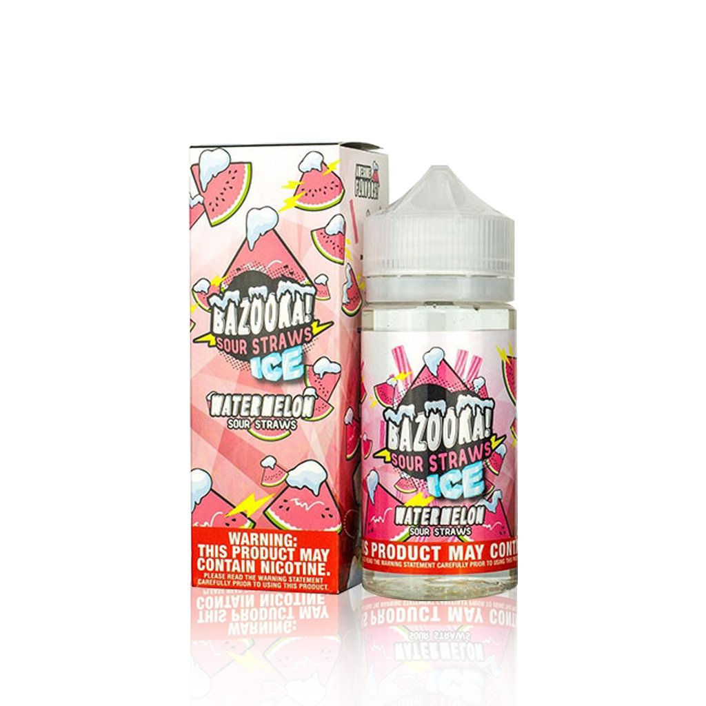 Bazooka Sour Straws Ice  Watermelon  200ml 3mg