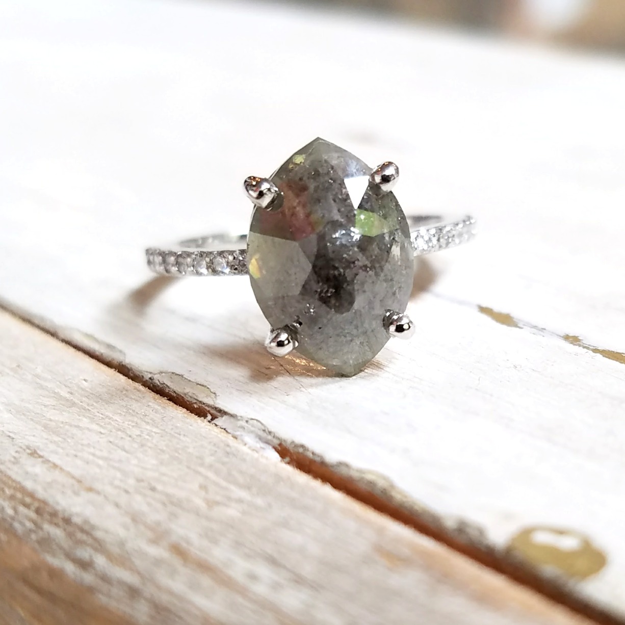 Marquise Natural Diamond Ring