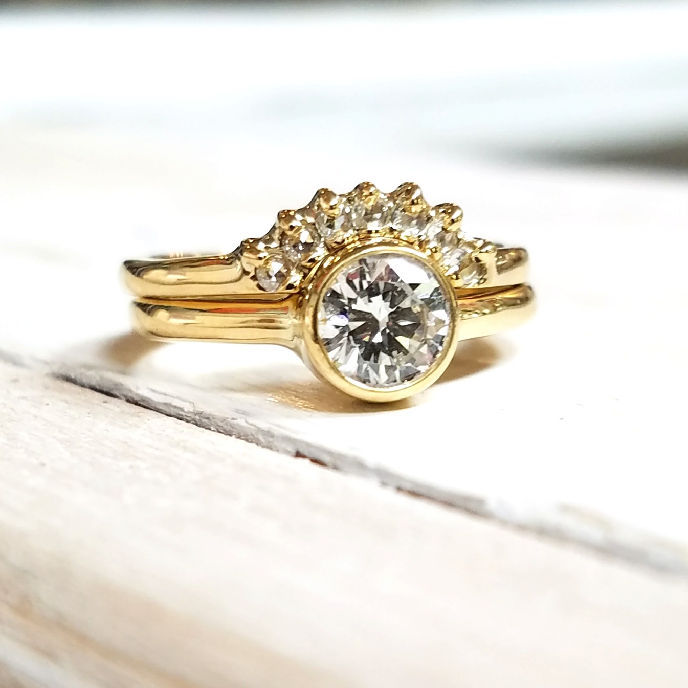 Diamond Ring & Tracer Band