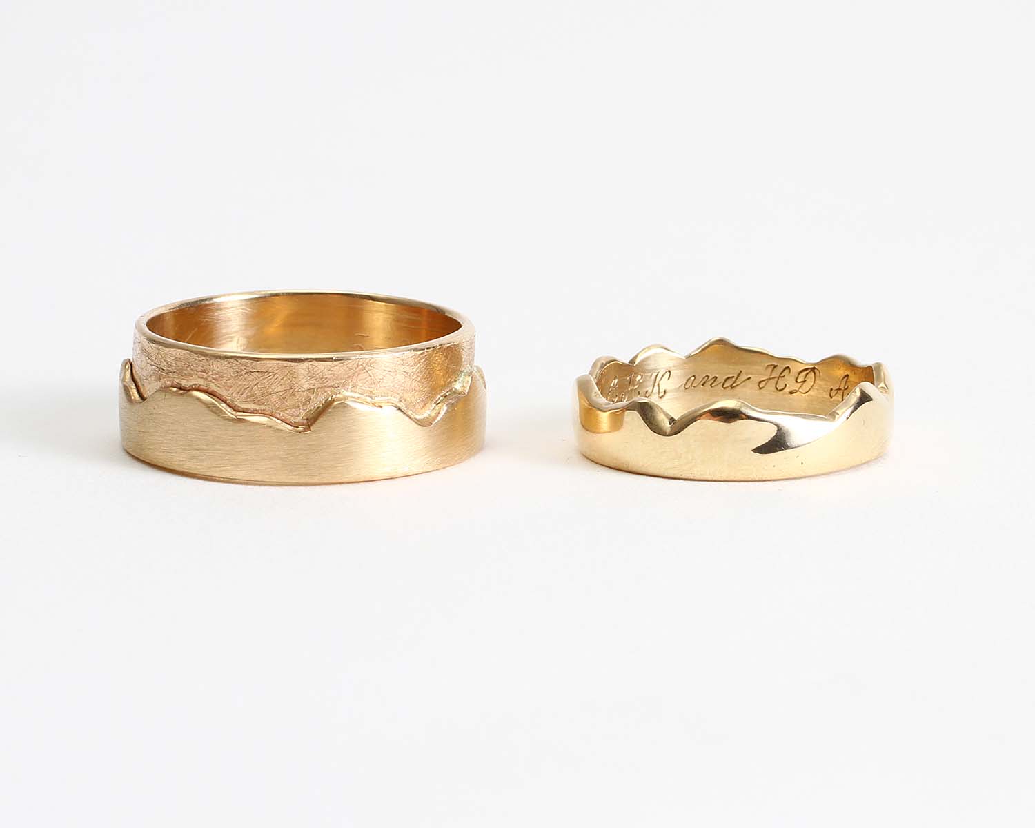 His & Her Mountain Bands