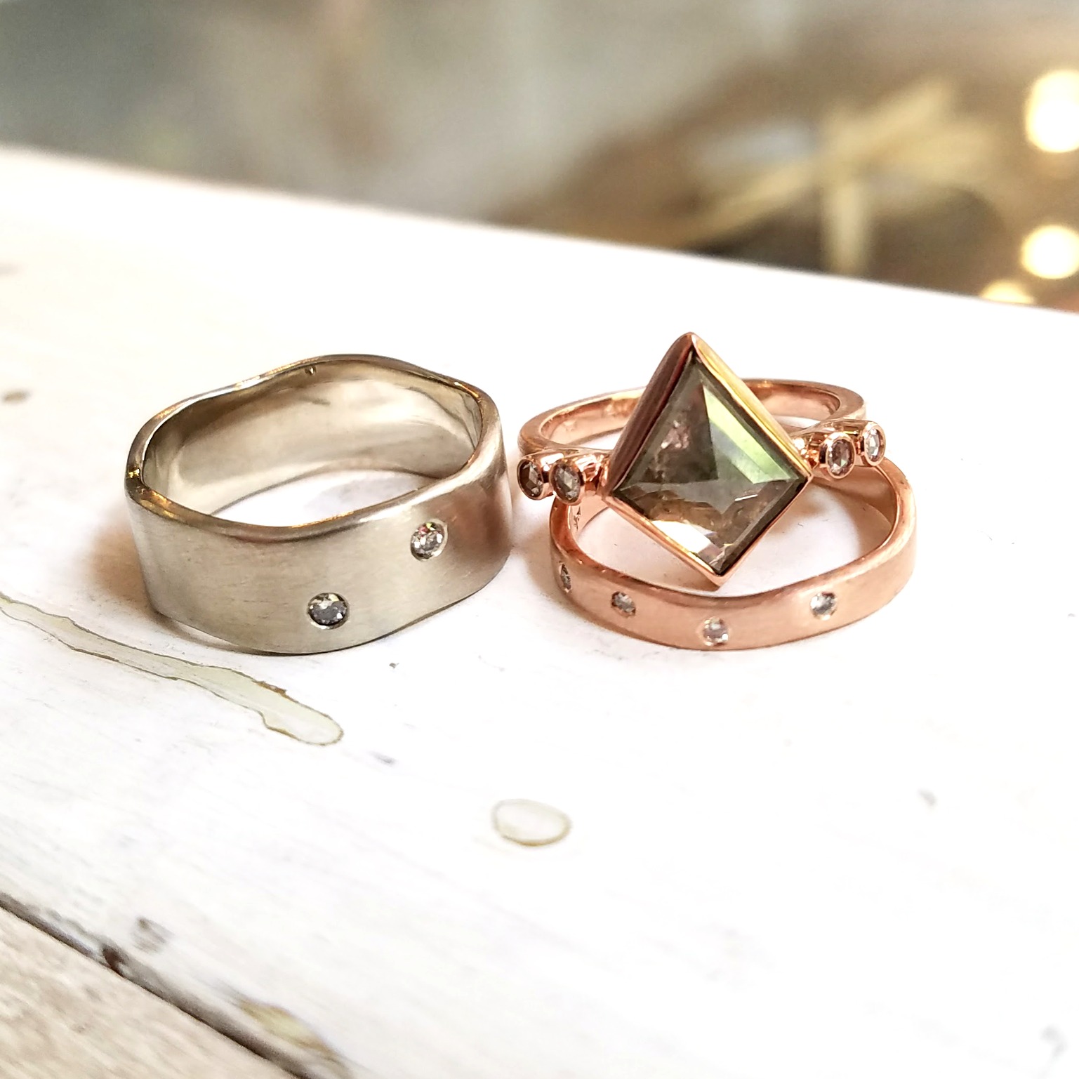 Wedding Band Set