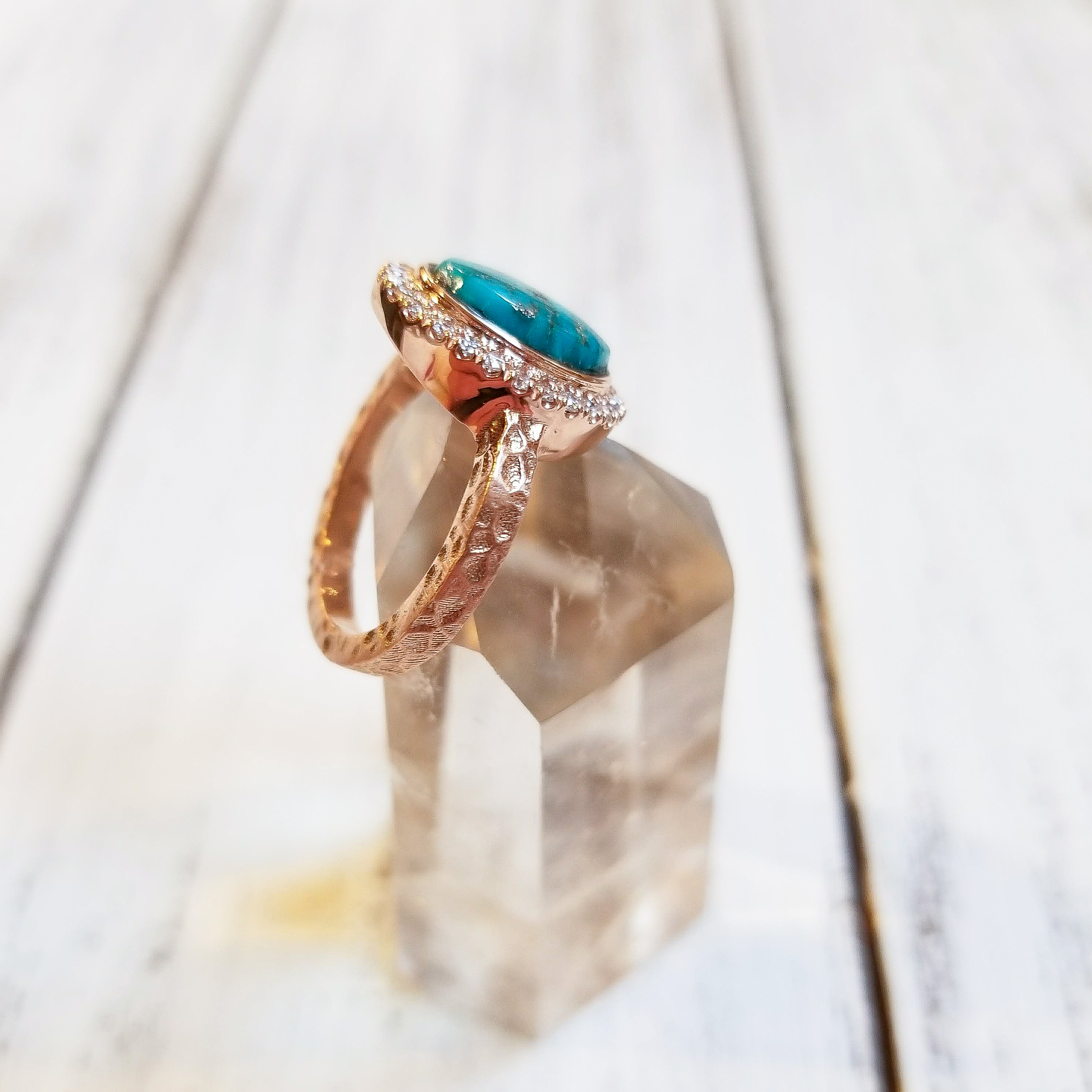 Turquoise Engagement Ring