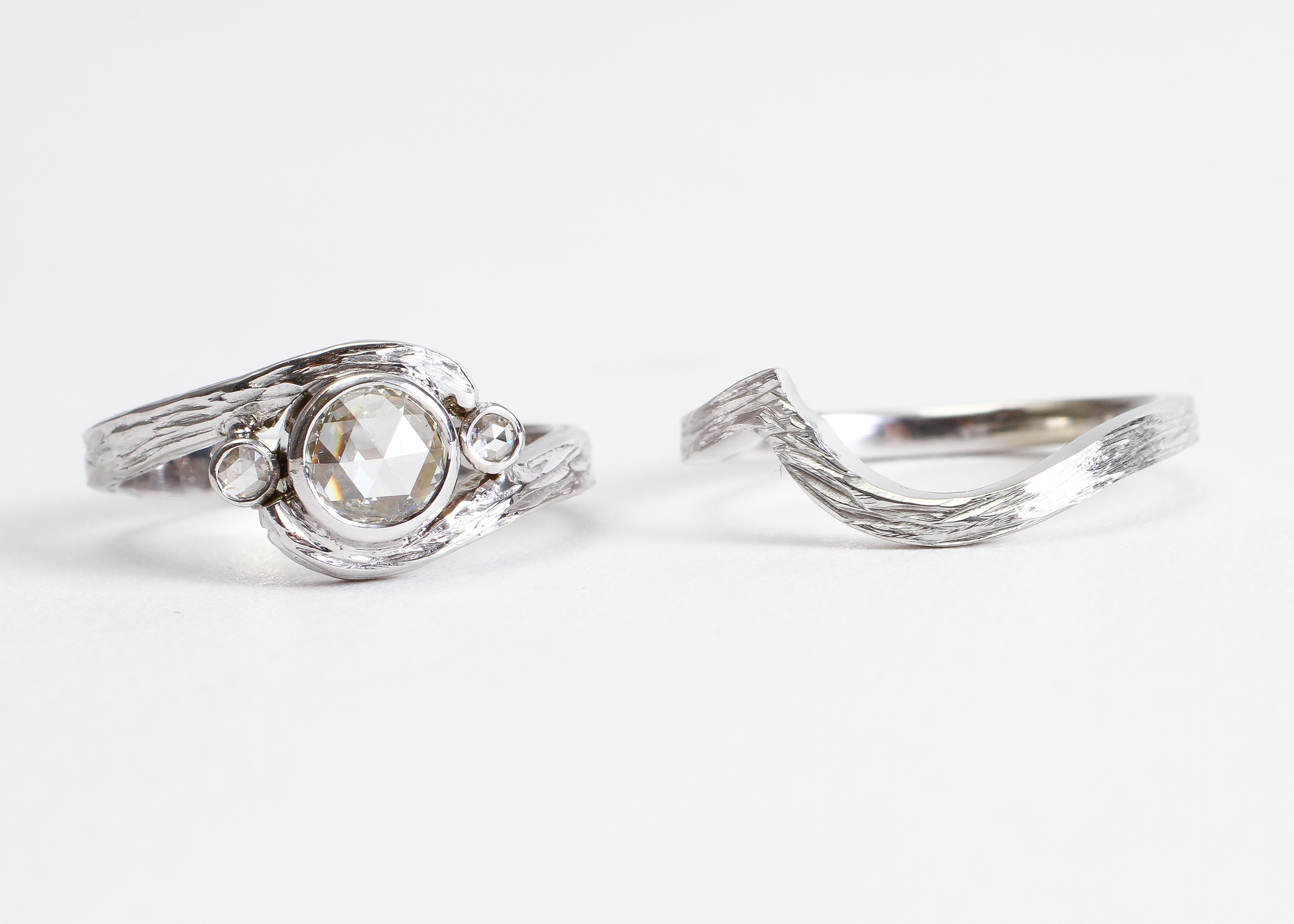 Rose Cut Diamond Ring