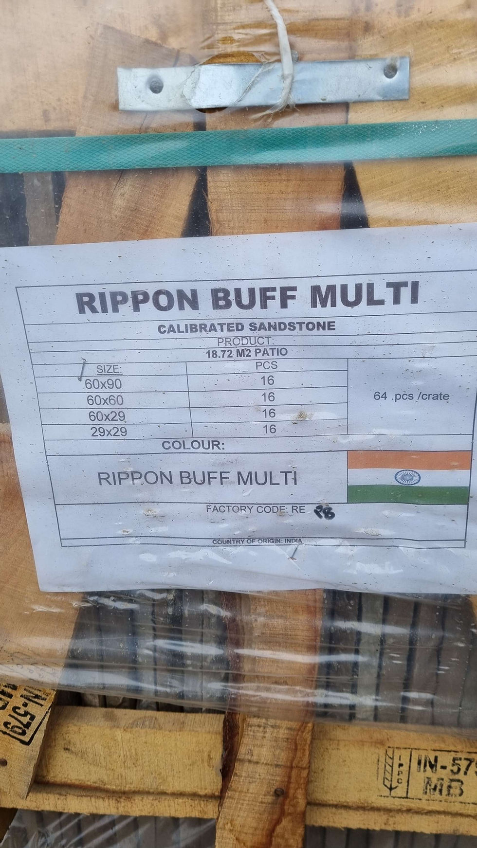 Thumbnail: Rippon buff camel 18mm indian stone patio packs