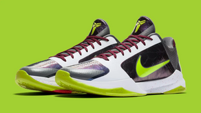 Nike Kobe 5 Protro "Chaos" inspirado pelo vilão Coringa é o próximo a chegar ao Brasil