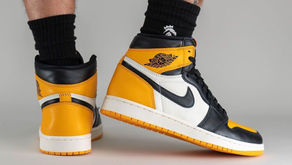O Air Jordan 1 "Yellow Toe" (ou "Taxi") chega ao Brasil em Agosto
