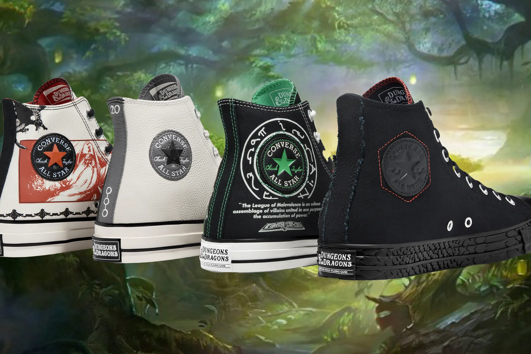 Coleção Converse x Dungeons & Dragons desembarca ao Brasil