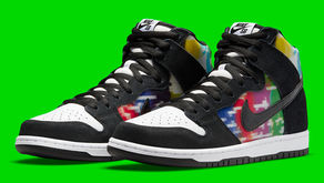 Nike SB Dunk High "Test Pattern" chega ao Brasil