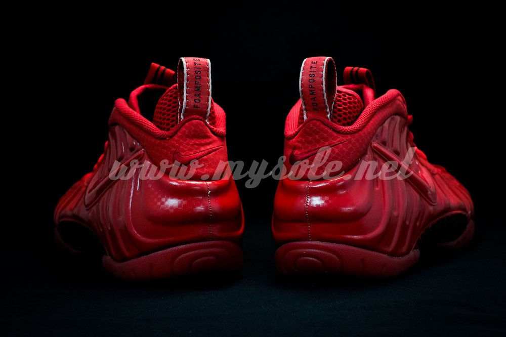 nike foamposite vermelho