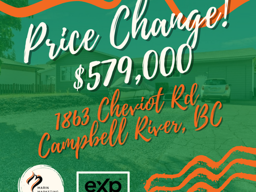 NEW PRICE! – 1863 Cheviot Rd Campbell River, BC