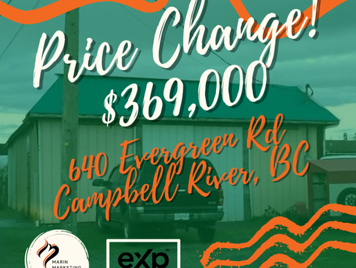 NEW PRICE! – 640 Evergreen Rd Campbell River, BC