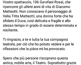Quizzy Teatro - apprezzamenti 106 Garofani Rossi