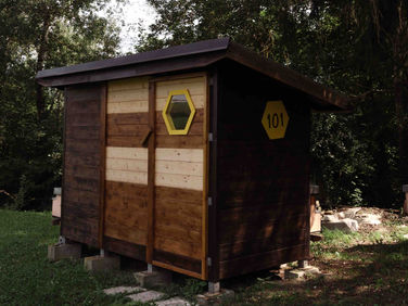 La casetta per apiterapia