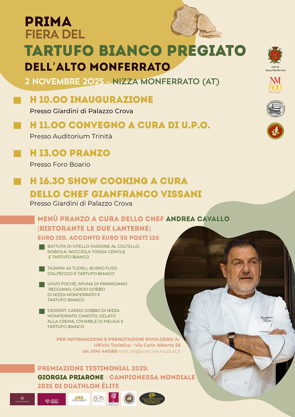 Posa cartelli stradali Associazione dei Comuni del Tartufo Bianco Pregiato dell'Alto Monferrato