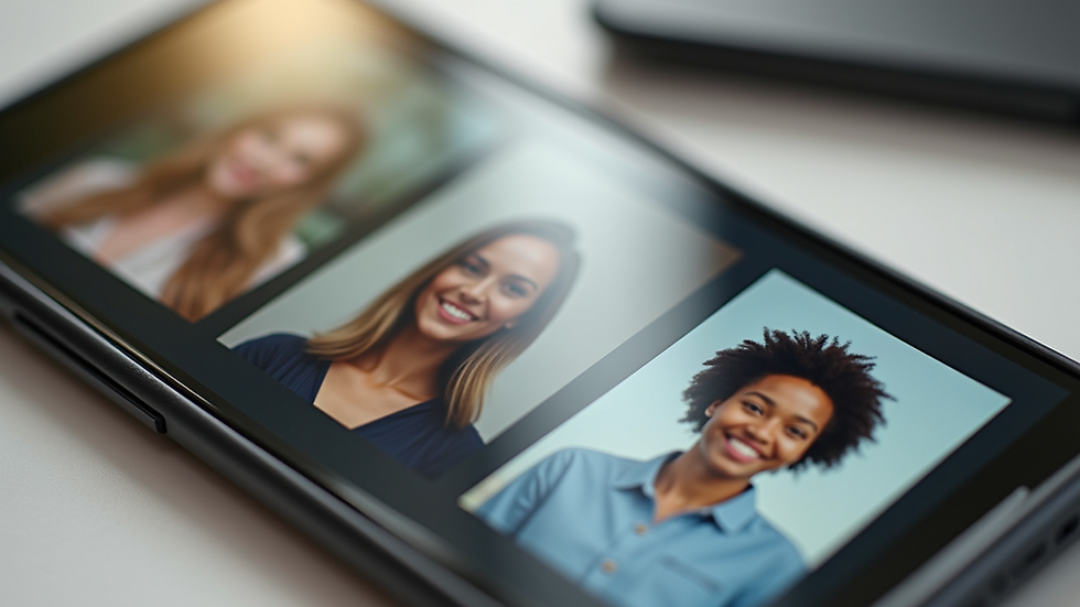 Close-up view of a smartphone screen showing a social media community group