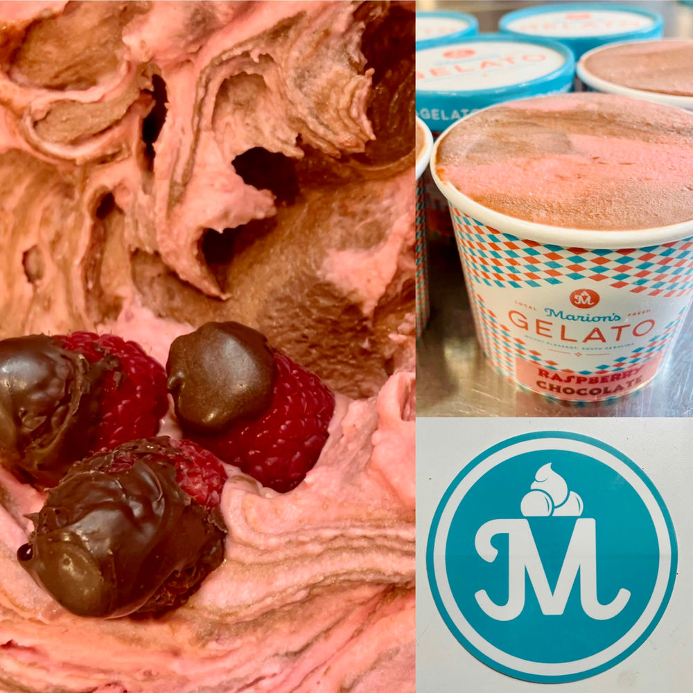 Try Marion’s Gelato new flavor RaspberryChocolate Gelato