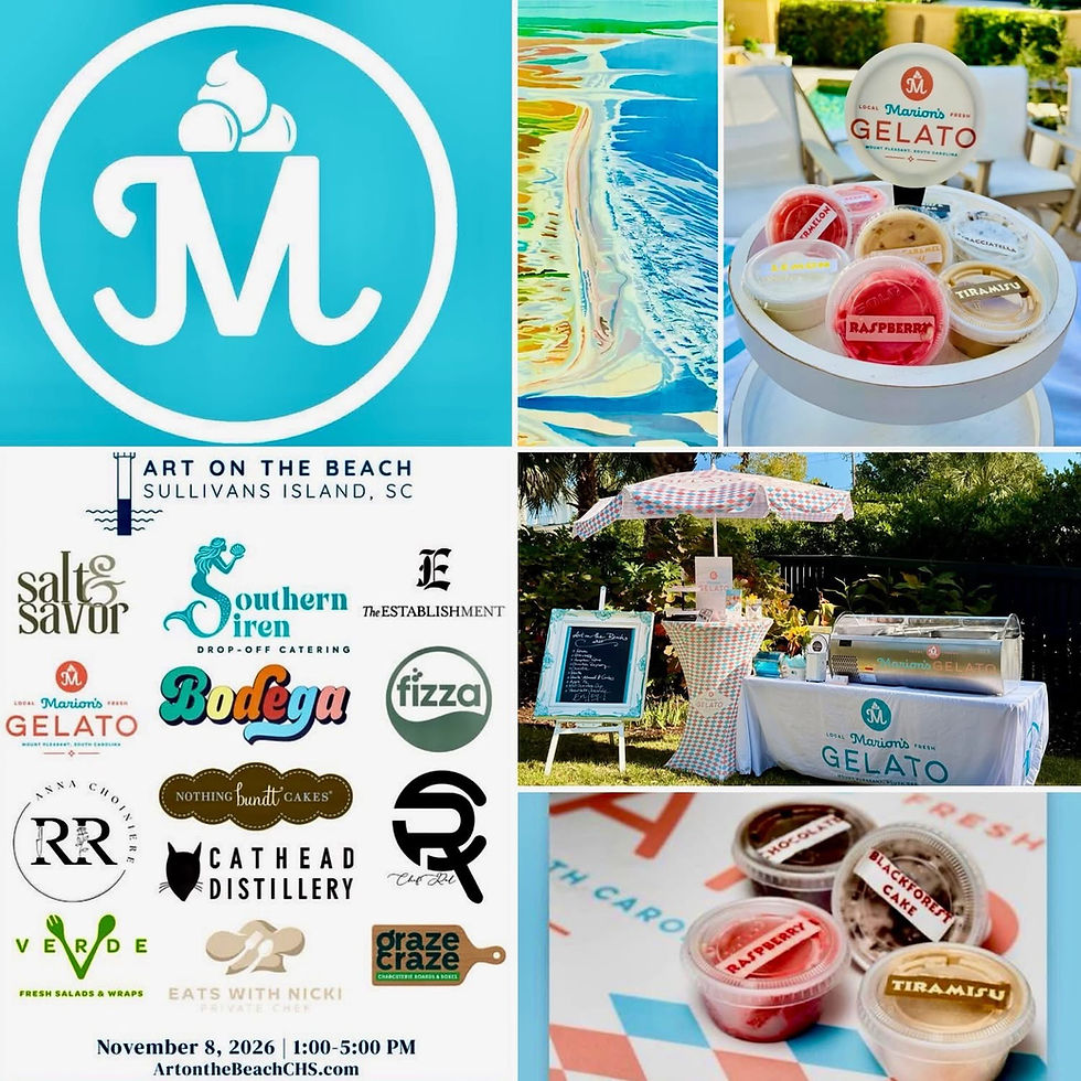 Marion’s Gelato 6th Art on the Beach event!