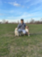 Brandon Sturgis Owner MoDogRun with 2 Dogs Henry Tokyo.JPG