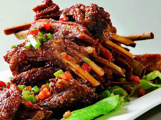 Arranged Food and Objects