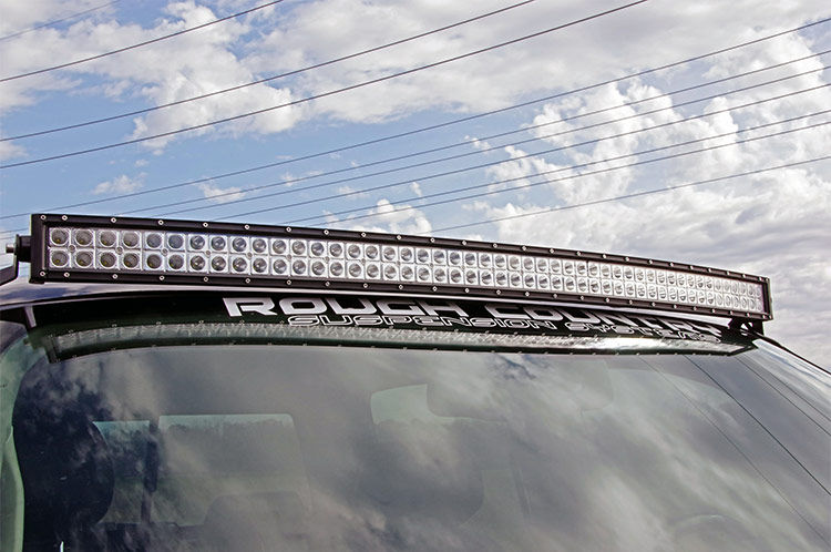 Thumbnail: LED Light Mount | Upper Windshield | 50" Curved | Chevy/GMC 1500/1500 SUV/2500HD