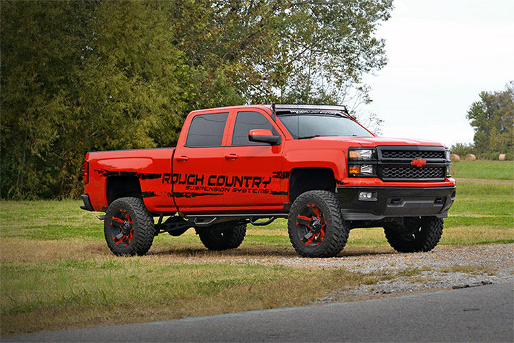 Thumbnail: LED Light Mount | Upper Windshield | 54" Curved | Chevy/GMC 1500 (14-18 & Classi